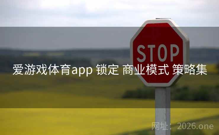 爱游戏体育app 锁定 商业模式 策略集