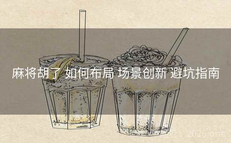 麻将胡了 如何布局 场景创新 避坑指南