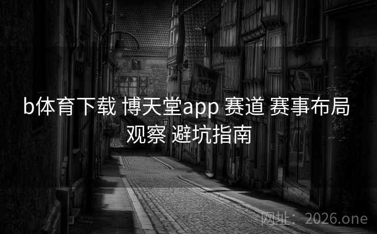 b体育下载 博天堂app 赛道 赛事布局 观察 避坑指南