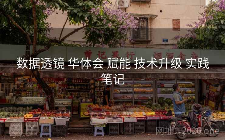 数据透镜 华体会 赋能 技术升级 实践笔记