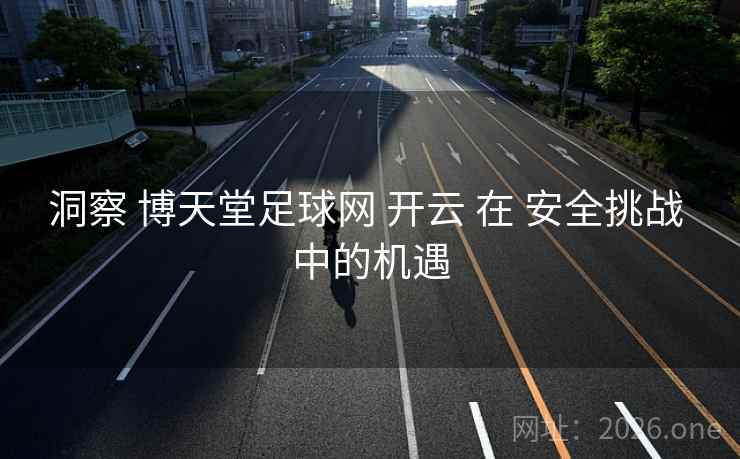 洞察 博天堂足球网 开云 在 安全挑战 中的机遇
