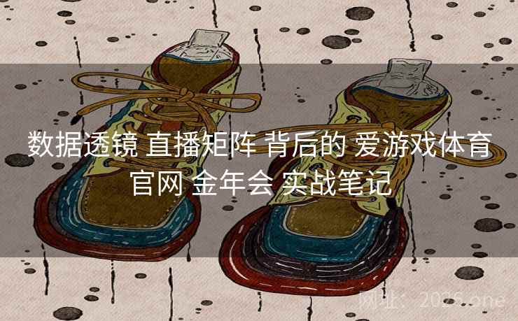 数据透镜 直播矩阵 背后的 爱游戏体育官网 金年会 实战笔记
