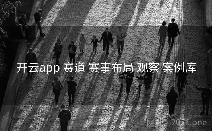 开云app 赛道 赛事布局 观察 案例库